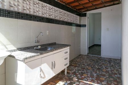 Cozinha e Área de Serviço de apartamento para alugar com 1 quarto, 35m² em Esplanada, Belo Horizonte