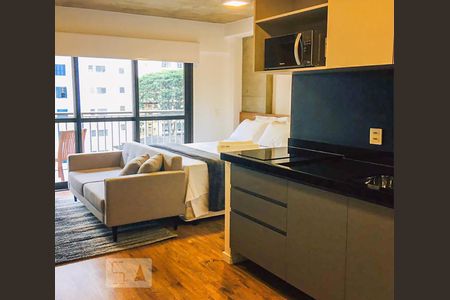 Sala de apartamento para alugar com 1 quarto, 28m² em República, São Paulo