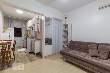 Sala de apartamento à venda com 1 quarto, 45m² em Jardim Itu, Porto Alegre