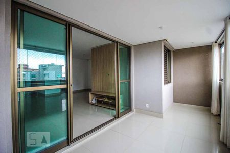 Varanda da Sala de apartamento à venda com 4 quartos, 147m² em Vale do Sereno, Nova Lima