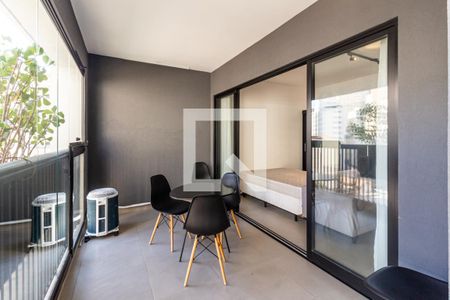 Varanda Integrada de kitnet/studio para alugar com 1 quarto, 33m² em Vila Buarque, São Paulo