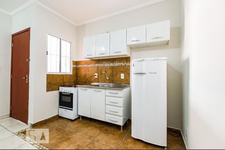 Sala - Cozinha de kitnet/studio para alugar com 1 quarto, 32m² em Cidade Universitária, Campinas