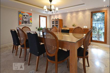 Sala de Jantar de casa de condomínio à venda com 5 quartos, 750m² em Barra da Tijuca, Rio de Janeiro