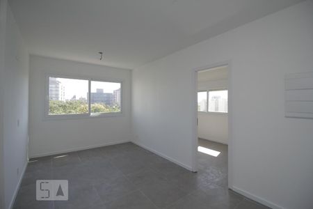 Sala de apartamento para alugar com 1 quarto, 46m² em Marechal Rondon, Canoas