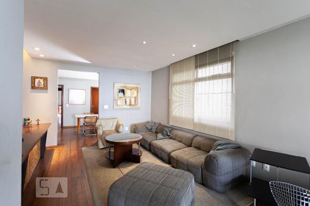 Sala de apartamento à venda com 4 quartos, 180m² em Sion, Belo Horizonte