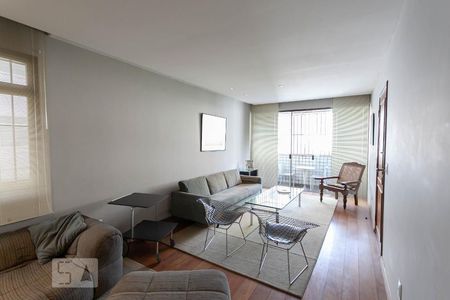 Sala de apartamento à venda com 4 quartos, 180m² em Sion, Belo Horizonte