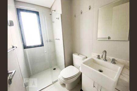 Banheiro de kitnet/studio à venda com 1 quarto, 40m² em Higienópolis, São Paulo