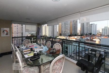 Varanda da Sala de apartamento para alugar com 3 quartos, 145m² em Belenzinho, São Paulo