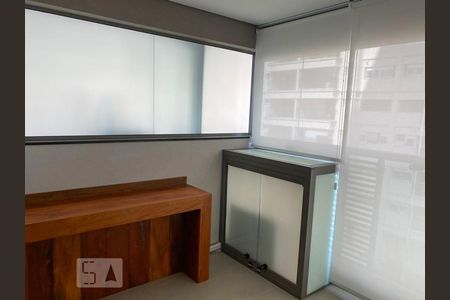 Varanda de kitnet/studio para alugar com 1 quarto, 30m² em Vila Cordeiro, São Paulo