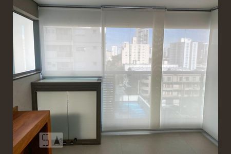 Varanda de kitnet/studio para alugar com 1 quarto, 30m² em Vila Cordeiro, São Paulo