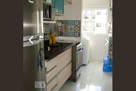 cozinha de apartamento à venda com 1 quarto, 38m² em Jardim Ampliação, São Paulo