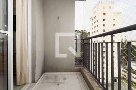 Varanda da Sala de apartamento à venda com 1 quarto, 38m² em Jardim Ampliação, São Paulo