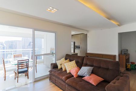 Sala de apartamento à venda com 2 quartos, 80m² em Cidade Monções, São Paulo