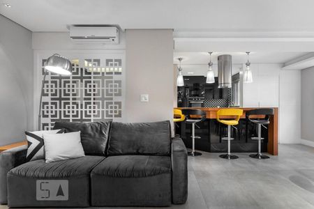 Sala de Estar de apartamento à venda com 3 quartos, 135m² em Mont Serrat, Porto Alegre