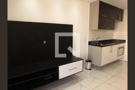 Sala/Cozinha de apartamento à venda com 1 quarto, 40m² em Vila Andrade, São Paulo