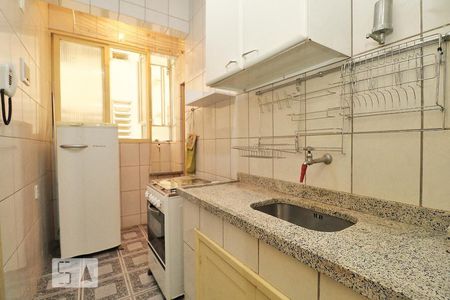 Cozinha de apartamento à venda com 1 quarto, 45m² em Copacabana, Rio de Janeiro