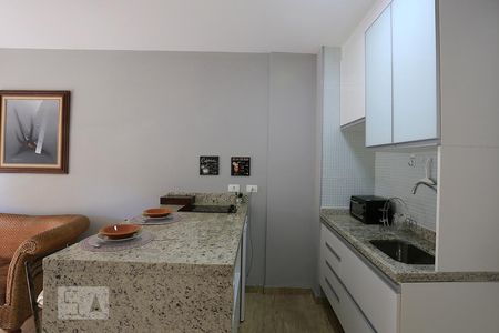 Cozinha de kitnet/studio para alugar com 1 quarto, 32m² em Jardim Ampliação, São Paulo