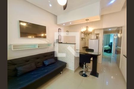 Sala  de apartamento para alugar com 1 quarto, 35m² em Copacabana, Rio de Janeiro