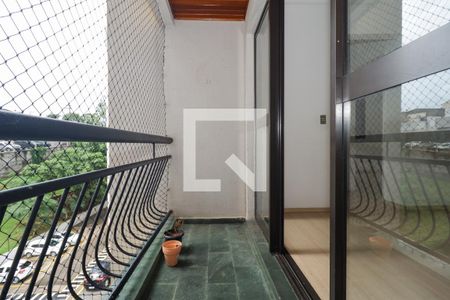 Varanda da Sala de apartamento para alugar com 2 quartos, 74m² em Parque Taboão, Taboão da Serra