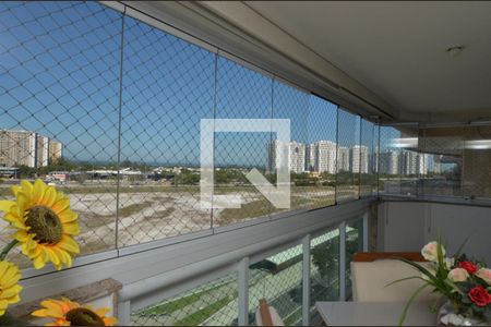 Varanda  de apartamento à venda com 3 quartos, 170m² em Recreio dos Bandeirantes, Rio de Janeiro