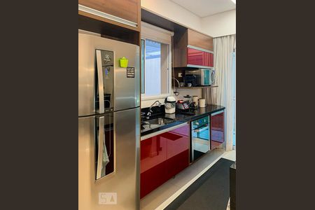 Cozinha de apartamento para alugar com 1 quarto, 148m² em Aclimação, São Paulo