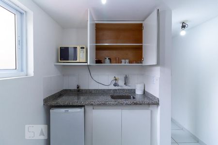 Cozinha de kitnet/studio à venda com 1 quarto, 35m² em Vila Clementino, São Paulo