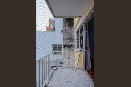 varanda da Sala de apartamento à venda com 3 quartos, 100m² em Rio Comprido , Rio de Janeiro