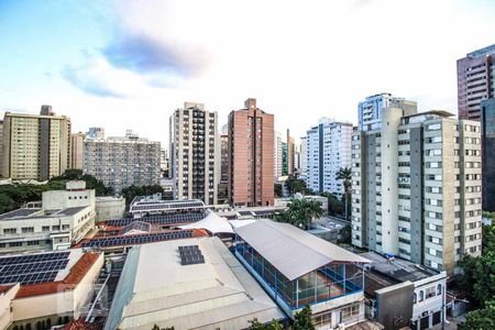 Vista Varanda da Sala de apartamento para alugar com 1 quarto, 45m² em Funcionários, Belo Horizonte