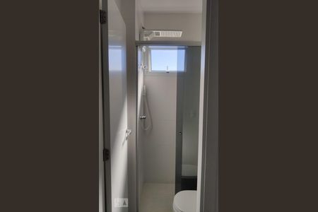 Detalhe do Banheiro Social de apartamento para alugar com 1 quarto, 53m² em Canasvieiras, Florianópolis