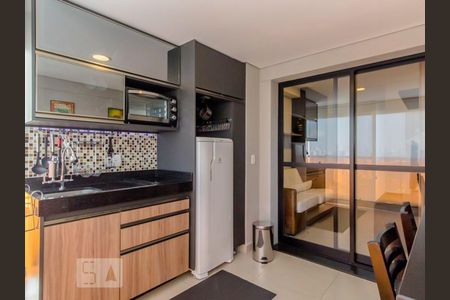 Sacada/Cozinha de kitnet/studio para alugar com 1 quarto, 33m² em Vila Mariana, São Paulo