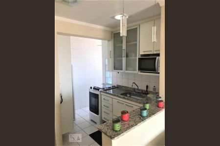 Cozinha de apartamento à venda com 3 quartos, 63m² em Vila Mangalot, São Paulo