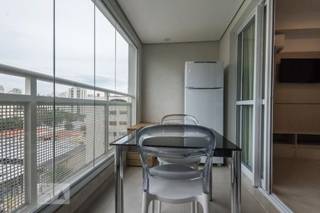 Varanda de apartamento para alugar com 1 quarto, 27m² em Campo Belo, São Paulo