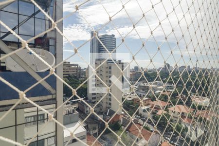 Vista da Sala de apartamento à venda com 1 quarto, 50m² em Higienópolis, São Paulo