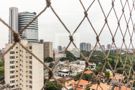 Vista da Sala de apartamento para alugar com 1 quarto, 50m² em Higienópolis, São Paulo