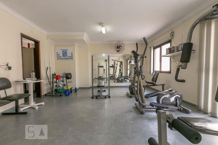 Área comum - Academia de apartamento à venda com 1 quarto, 44m² em Vila Mangalot, São Paulo