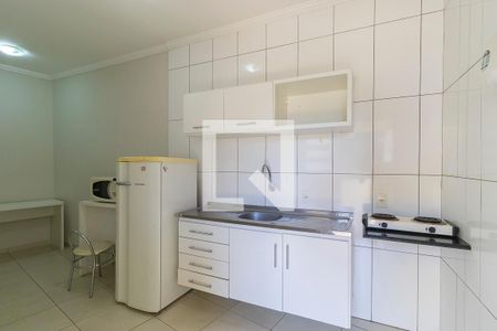 Cozinha de kitnet/studio para alugar com 1 quarto, 50m² em Barão Geraldo, Campinas