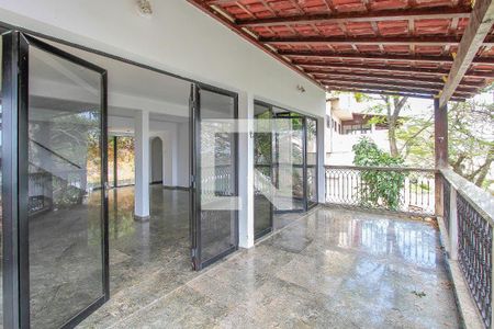 Varanda da Sala de casa de condomínio para alugar com 4 quartos, 486m² em Itanhangá, Rio de Janeiro