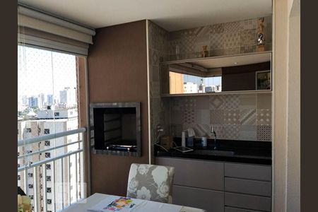 Sacada gourmet  de apartamento à venda com 3 quartos, 100m² em Tatuapé, São Paulo