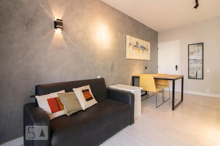 Sala de apartamento para alugar com 1 quarto, 48m² em Itaim Bibi, São Paulo