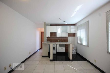 Sala e cozinha de apartamento para alugar com 1 quarto, 80m² em Funcionários, Belo Horizonte