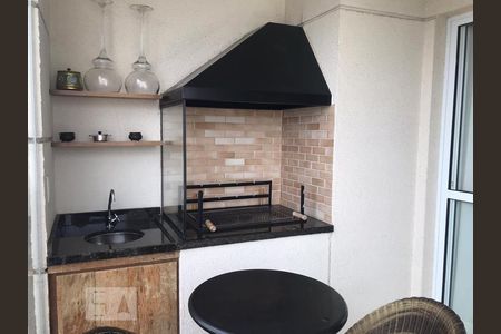 Varanda Gourmet de apartamento à venda com 3 quartos, 81m² em Vila Amélia, São Paulo