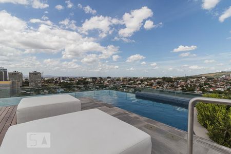 Área comum - Piscina de kitnet/studio para alugar com 1 quarto, 39m² em Bela Vista, Porto Alegre