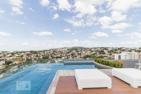 Área comum - Piscina de kitnet/studio para alugar com 1 quarto, 39m² em Bela Vista, Porto Alegre