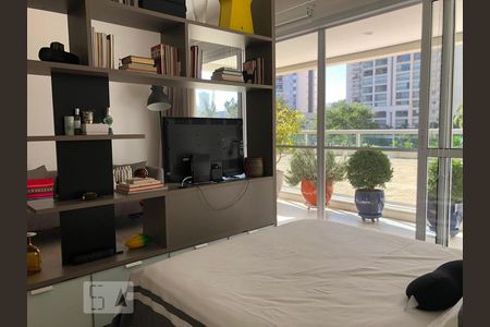 Quarto/ Sala de apartamento para alugar com 1 quarto, 49m² em Vila Gertrudes, São Paulo