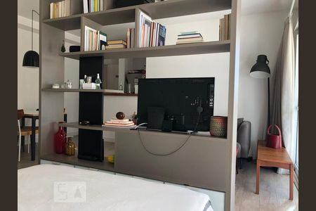 Quarto/ Sala de apartamento para alugar com 1 quarto, 49m² em Vila Gertrudes, São Paulo