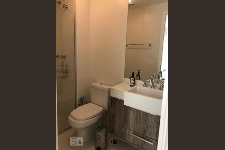 Banheiro de apartamento para alugar com 1 quarto, 49m² em Vila Gertrudes, São Paulo