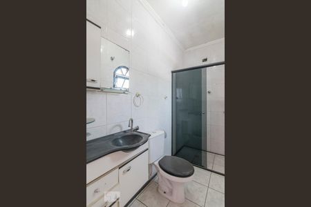 Banheiro da Suite de casa para alugar com 5 quartos, 193m² em Parque Oratório, Santo André