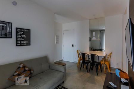 Sala  de apartamento para alugar com 1 quarto, 42m² em Jardim Glória, São Paulo