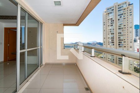 Varanda da Sala de apartamento à venda com 3 quartos, 80m² em Vila da Serra, Nova Lima