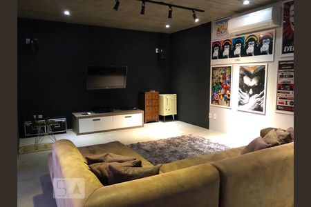 Sala de TV de casa para alugar com 4 quartos, 482m² em Alto da Lapa, São Paulo